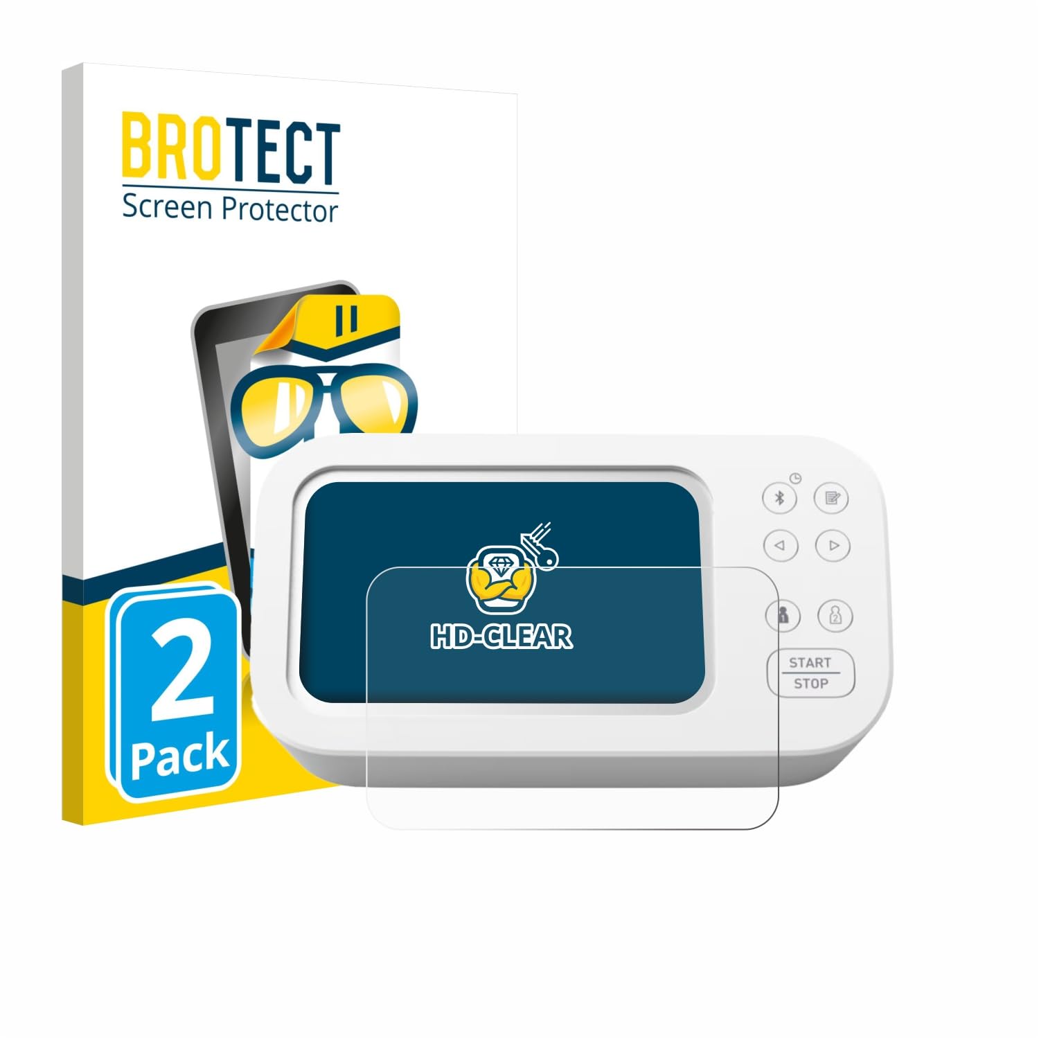 BROTECT Displayschutzfolie Displayschutzfolie Omron X7 Smart AFib HEM-7380T1-EOSL
