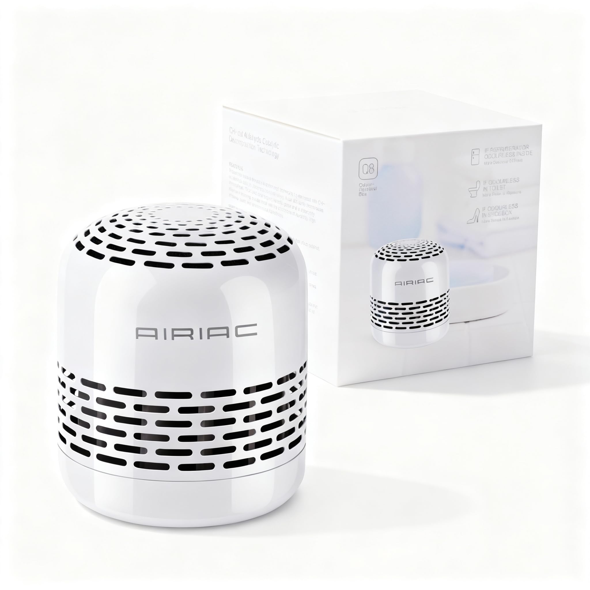 Fridge Deodorizer,10-Year Refrigerator Deodorizer Odor Eliminator,Replaces Baking Soda for Fridge and Freezer Absorber Charcoal Bags