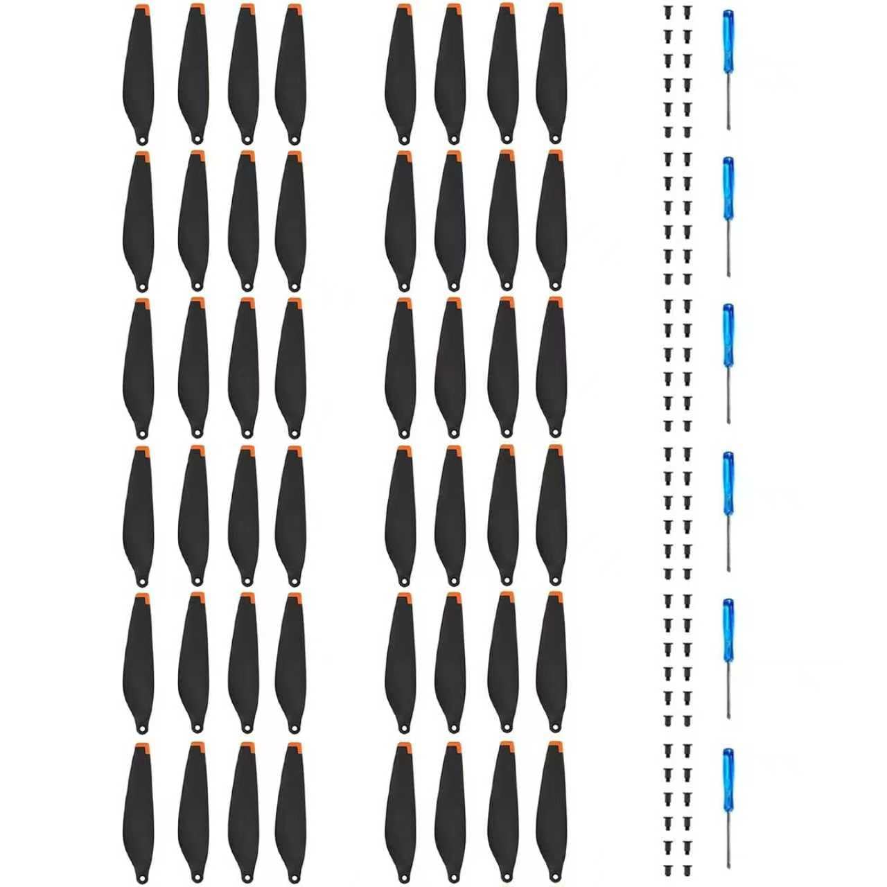 Photo 1 of (48pcs)Propellers for DJI Mini 3 Drone Accessories: Low noise & Quick-Release Blade for DJI Mini 3, Replacement Light Props for DJI Mini 3 Wings Blades | Screws | Screwdrivers (NOT for DJI Mini 3 Pro)