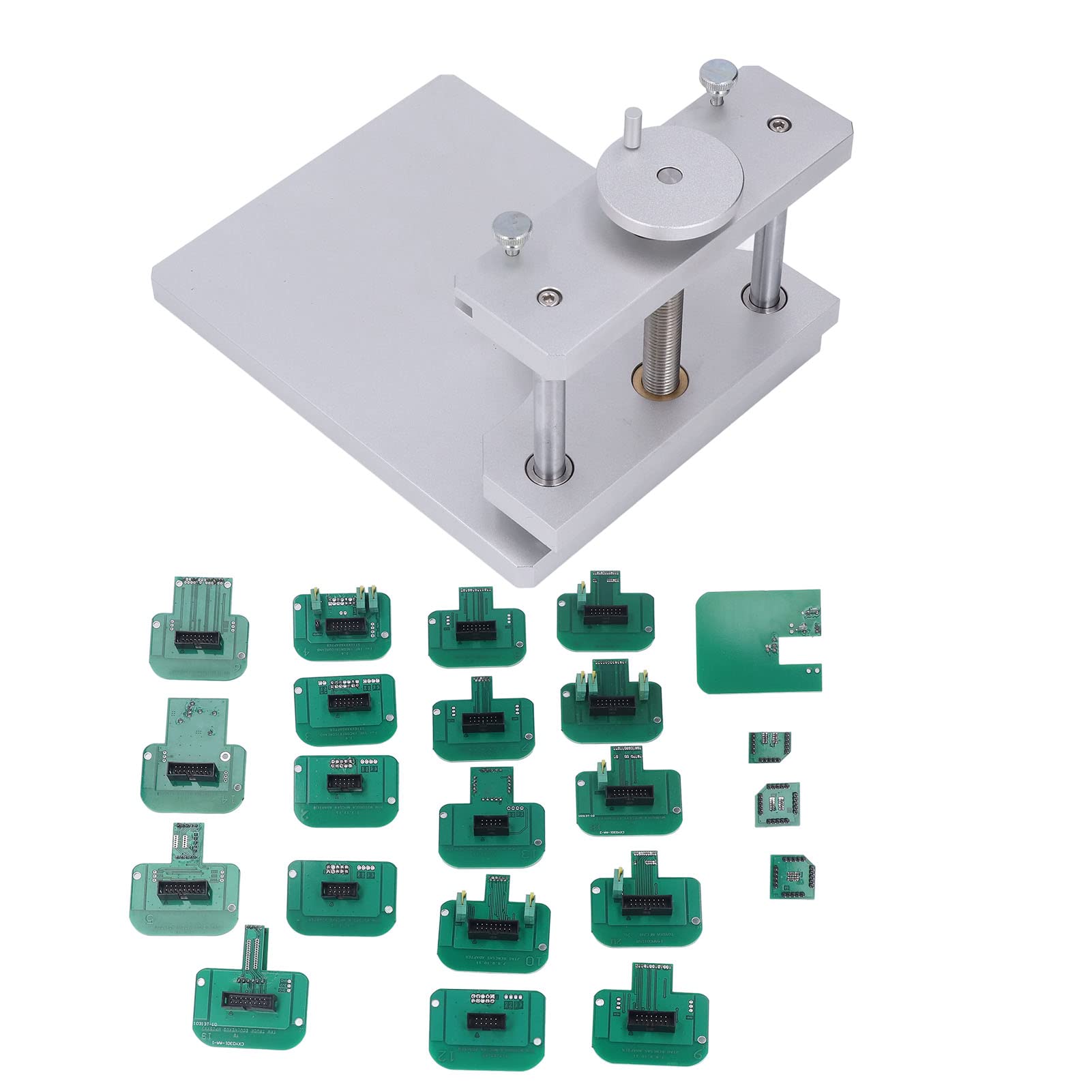 Zestaw Ramek LED BDM, Zestaw Adapterów Sondy Ramek LED BDM Zestaw Adapterów EU Plug 100-240V do FGTECH BDM100 ECU Narzędzie Diagnostyczne do Samochodów
