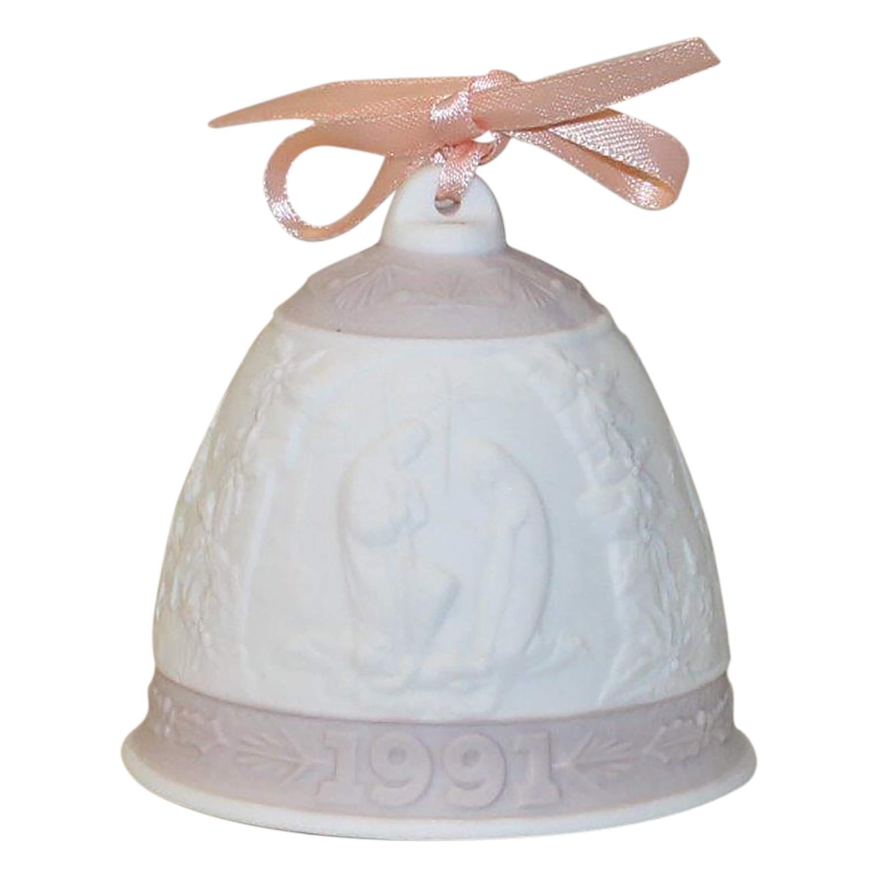 Amazon.com: Lladro 1991 Rose Porcelain Christmas Bell Ornament