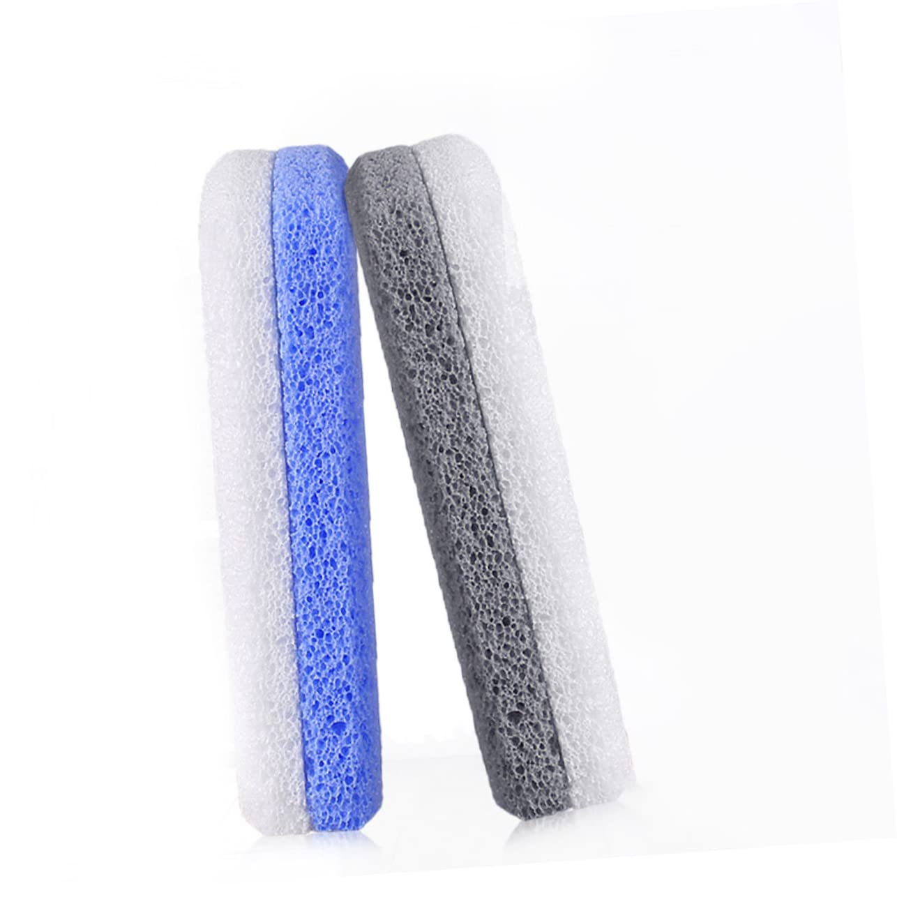 POPETPOP 16stücke Fußpflege Exfoliationswerkzeugen Effektive Hornhautentferner Und Fußfeilen Für Gesunde Füße Wiederverwendbar Und Modernem Design Grauweiß Und Blauweiß