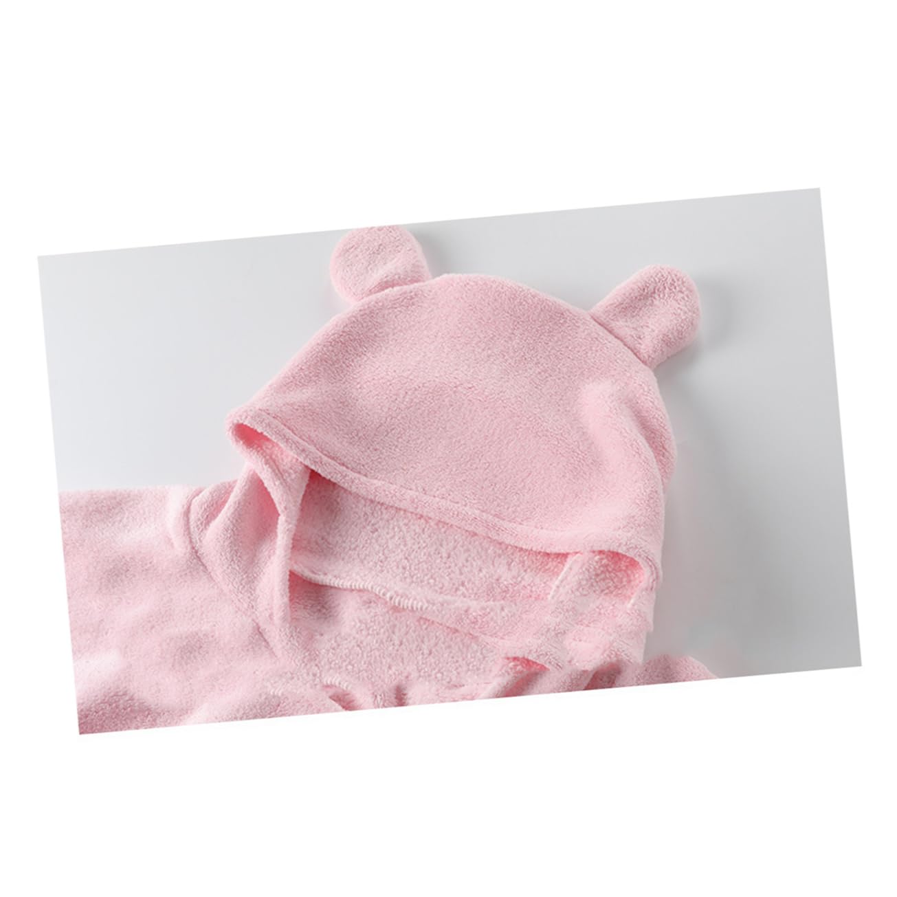 TOYANDONA Toalla de Baño para Bebé Súper Suave con Capucha Y Orejas Absorbente Tamaño para Niños Y Niñas Y Lavable a Máquina
