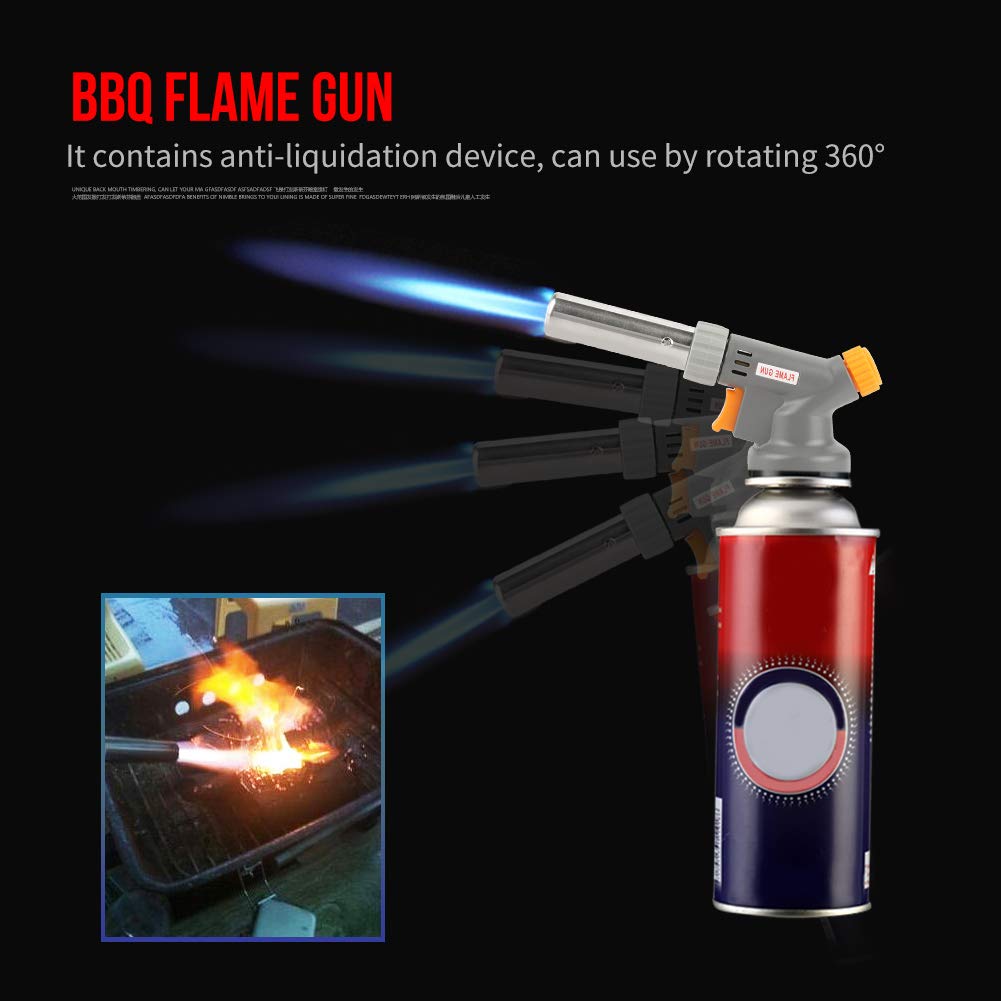 BBQ Flamme Pistolet-Professionnel Portable Cuisine Cuisson gaz Butane culinaire soudage au Chalumeau