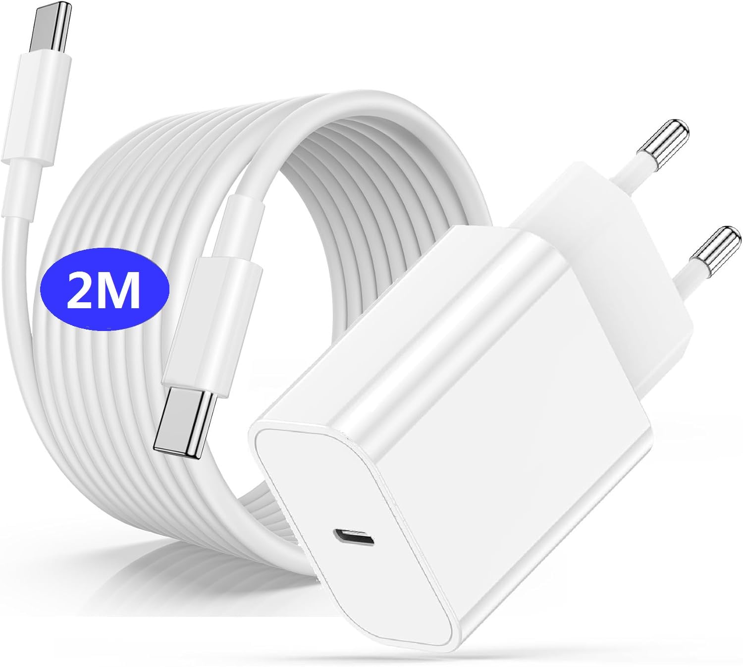 20W USB-C Ladegerät Set Mit 2m Kabel - Schnellladung Für IPhone & IPad