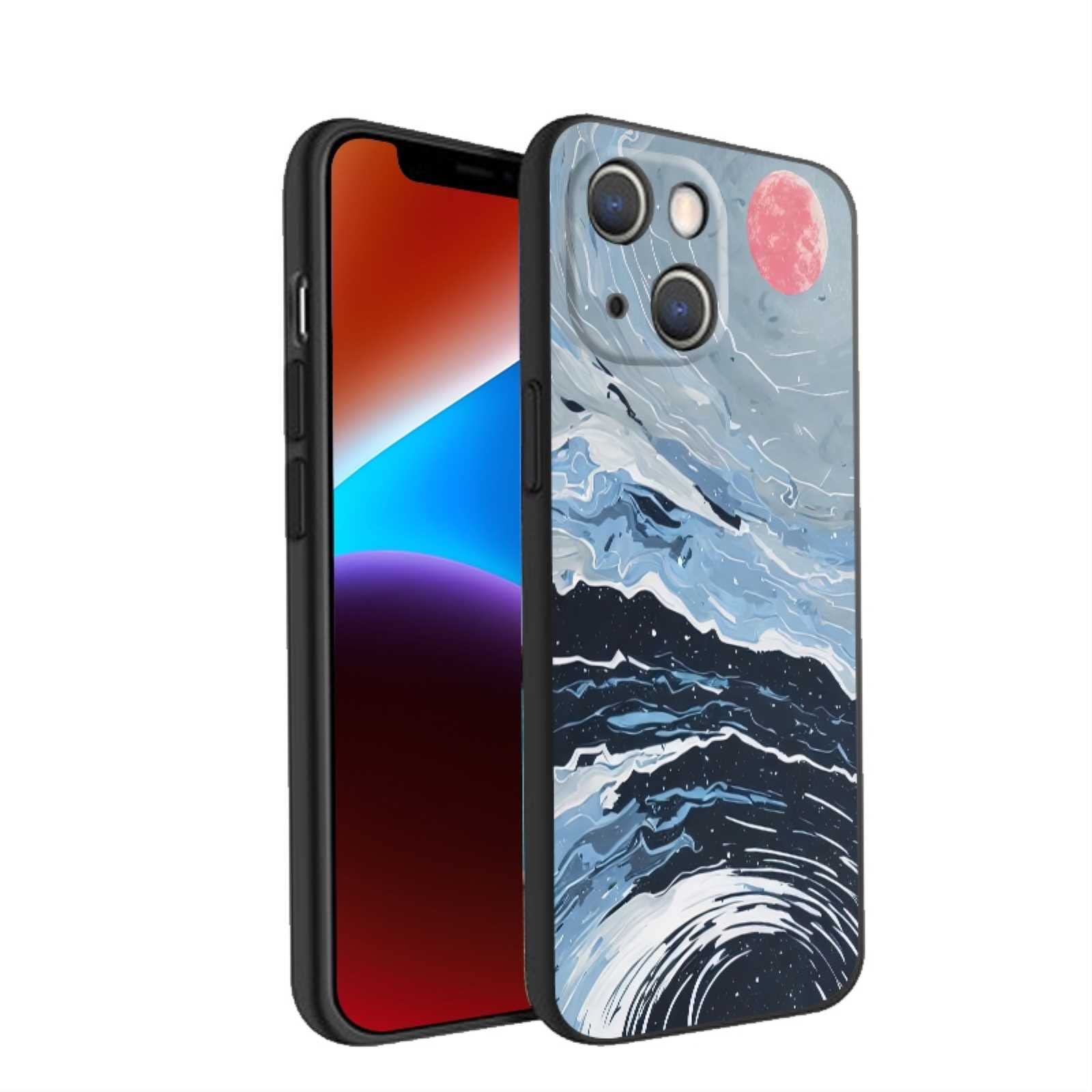 Photo 1 of 1.CARLOCA Compatible with iPhone 14 Plus Case,Navy Blue Camo Wood Grain Graphic Design Shockproof Anti-Scratch Drop Protection Case for Apple iPhone 14 Plus Navy Blue Camo 2.Wood Grain iPhone 14 Plus(6.7 inch)ZtotopCases iPhone 14 Pro Wallet Case with Car