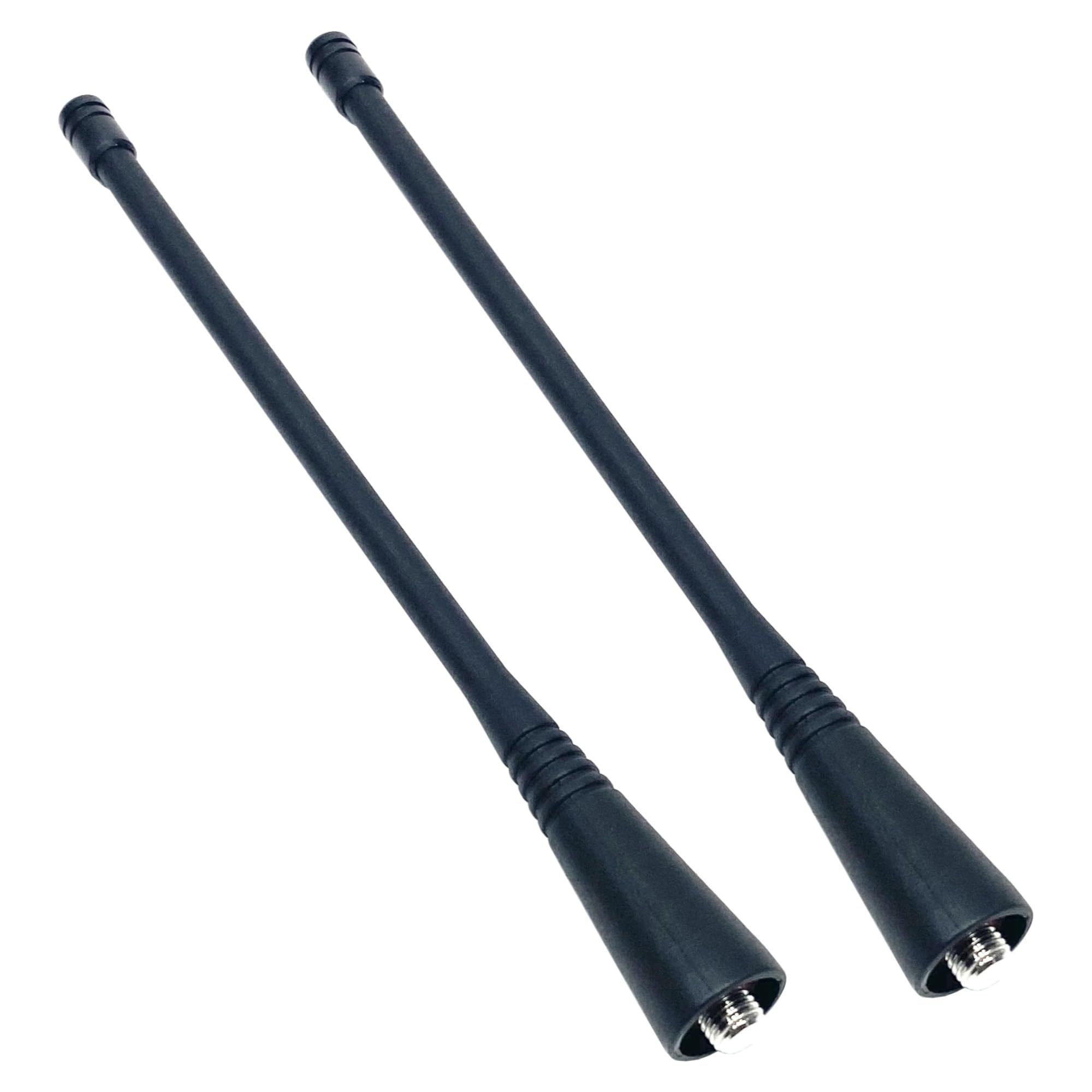 MaximalPower 2 Pack UHF 6 1/2" Inch Whip Antenna Compatible for Motorola Radio NAE6483 GP300 GP340 GP360 GP380 CP200 CP200D HT1250 EP450 EX500 EX600