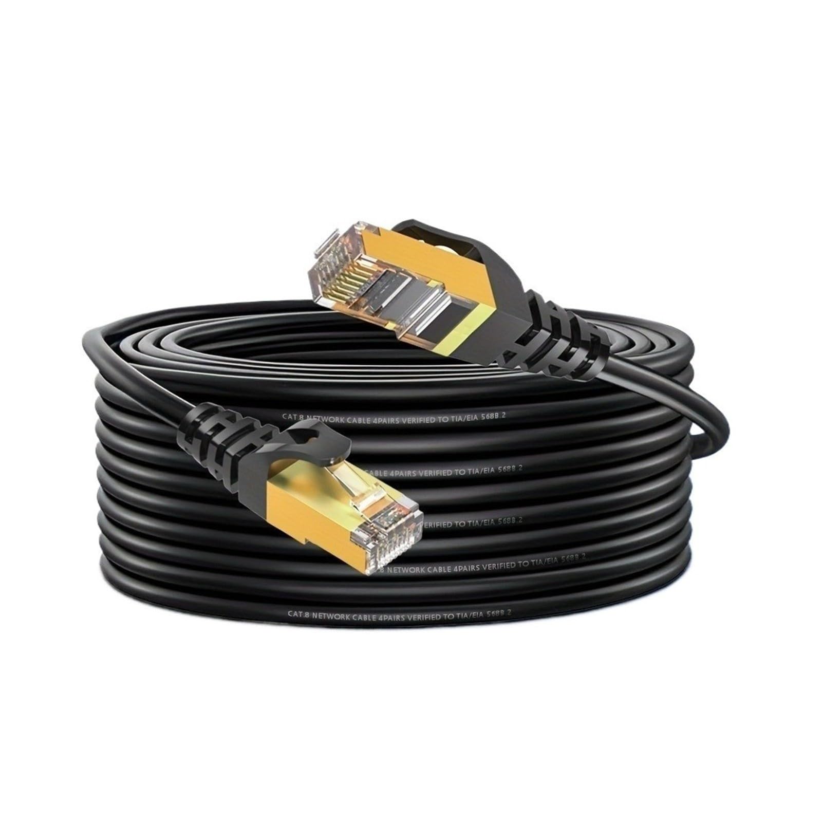 Réseau tressé de câble Ethernet CAT8
