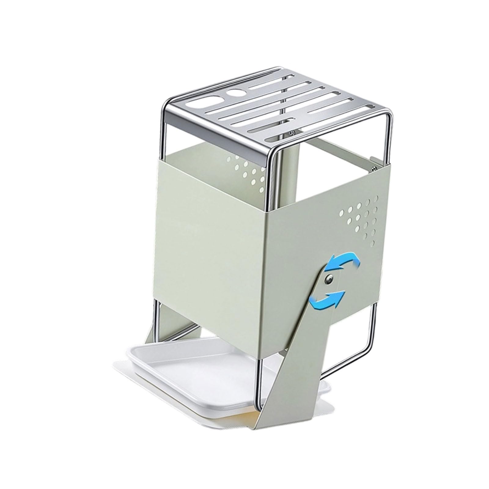 TQUXNGA Rotating Kitchen Rack for Tool Features Easy to Cleaning Surfaces Tool Planner