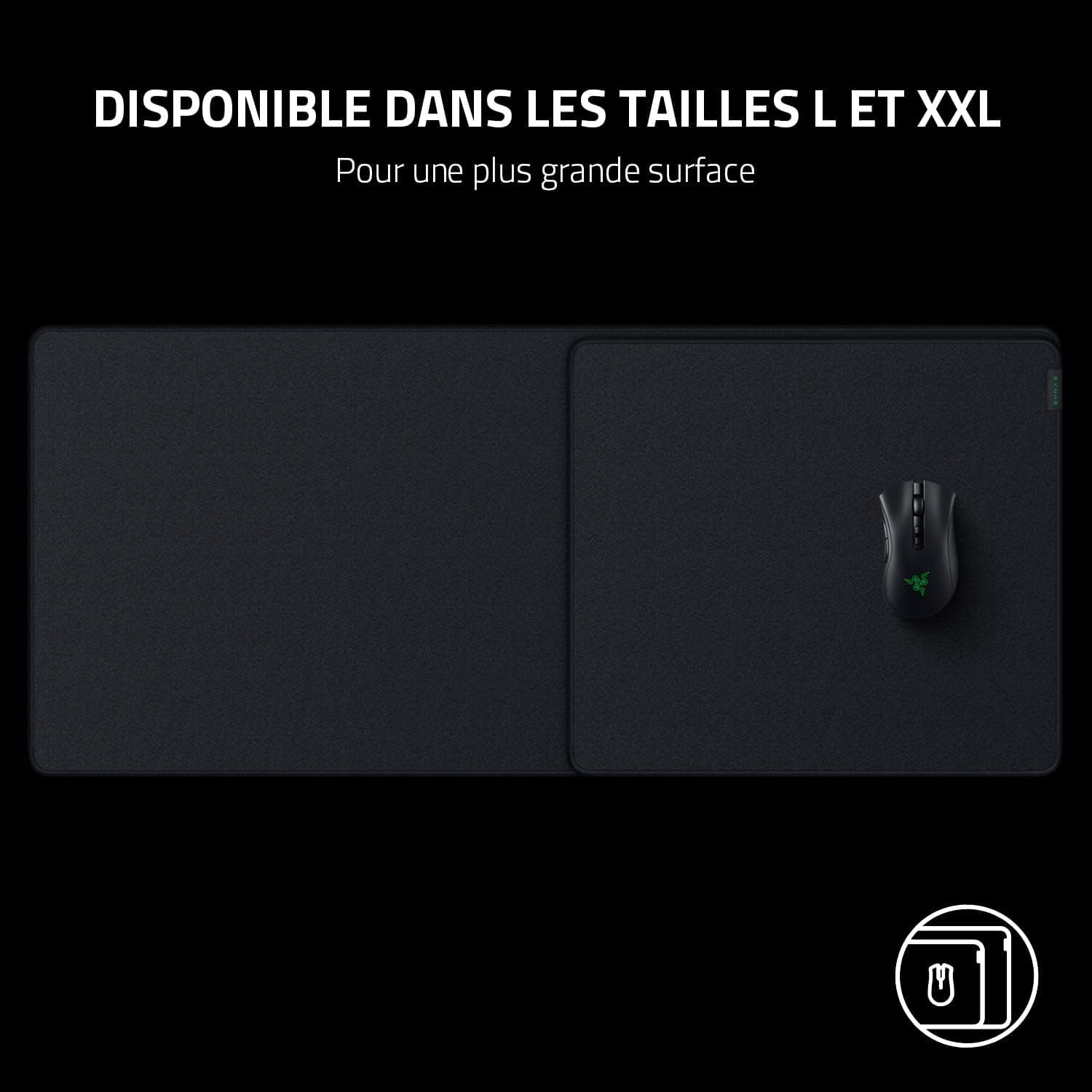 Razer Strider XXL - Cuir synthétique multicouche (rembourrage en mousse, coussin appui-tête, réglable en hauteur) noir/vert