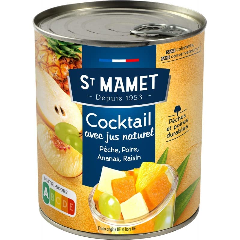ST MAMET - Cocktail De Fruits Sirop Léger 500G - Lot De 4 - Vendu Par Lot