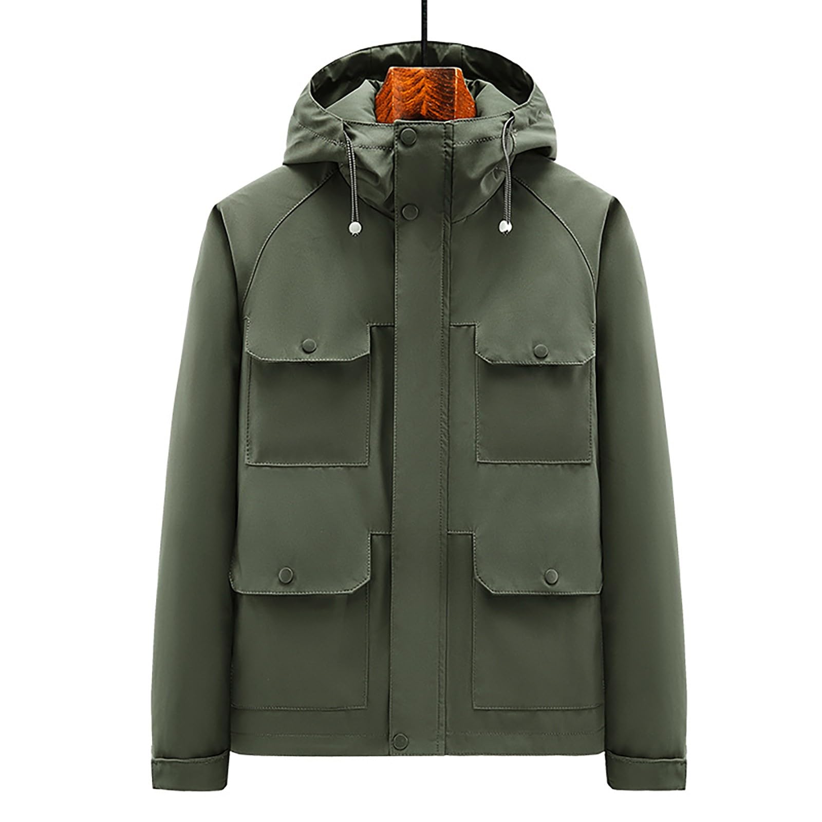 Générique Veste Hiver Homme Mi Saison Vestes Bomber Manteaux Décontracté À Trench-Coat, Classique Pardessus Coupe Vent Veste D'extérieur Bomber Pour Les Déplacements Quotidiens, Promenades En Ville