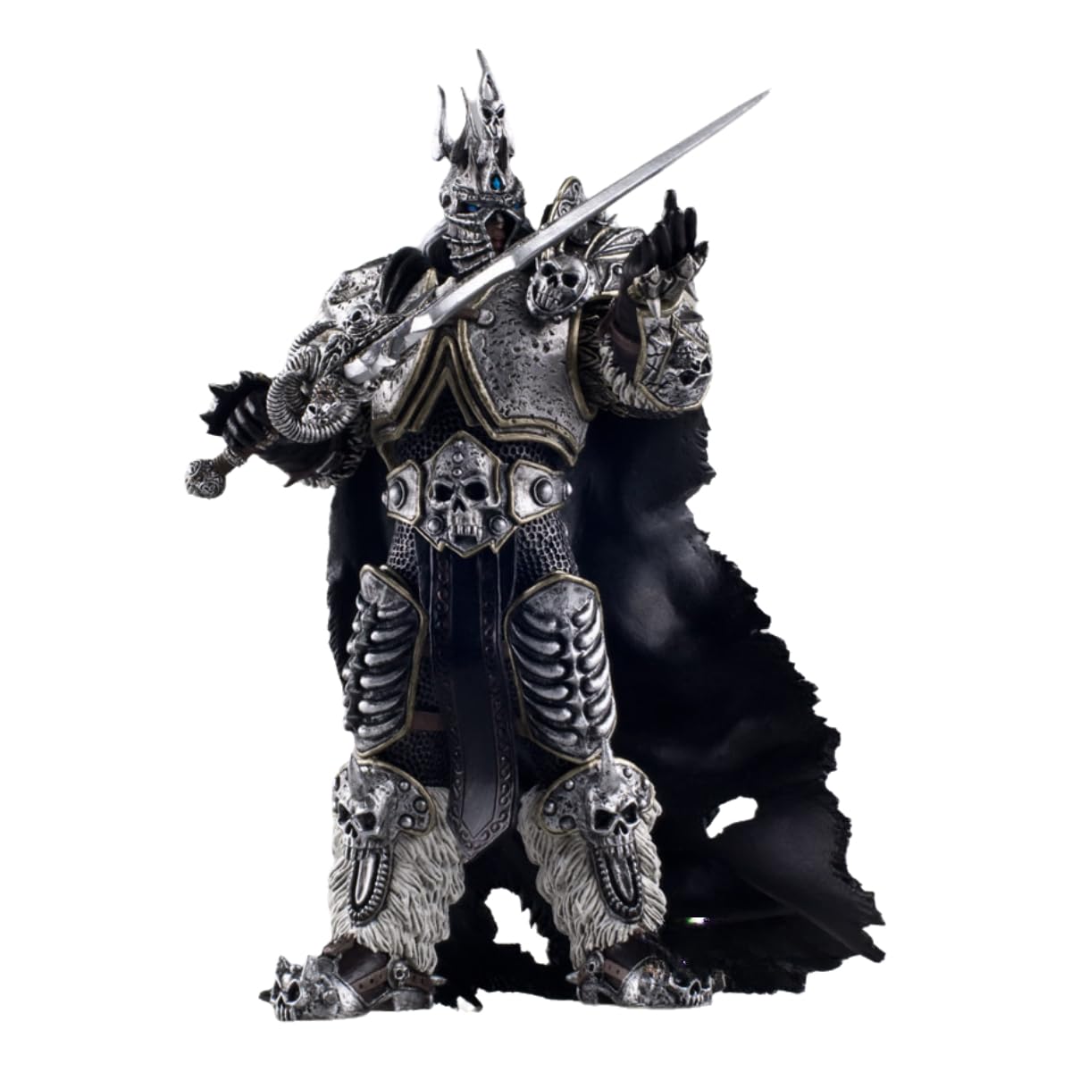 Yue Yuan Dark/Metallic (Silver, Grey, Or Black) 16Cm Lich King - Arthas Pvc Figures Statue Game Figure Model Action Figure Model Collection Decoration