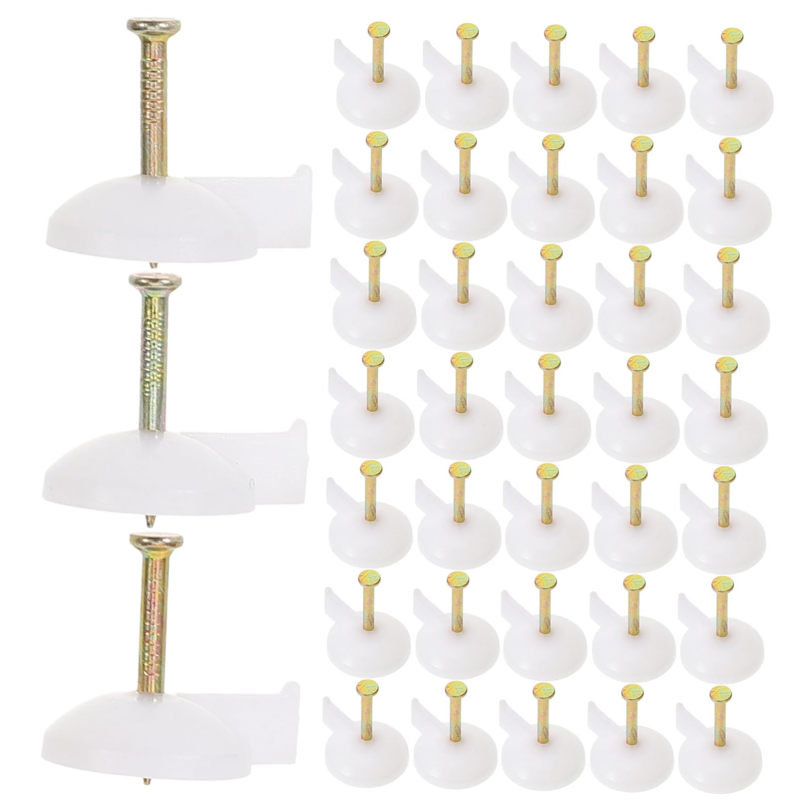 Angoily 500pezzi Chiodi Per Muro Cemento Chiodi Per Tende e Decorazioni Facili Da Installare Su Pareti Cartongesso e Soluzione Pratica Per Fissare Tende