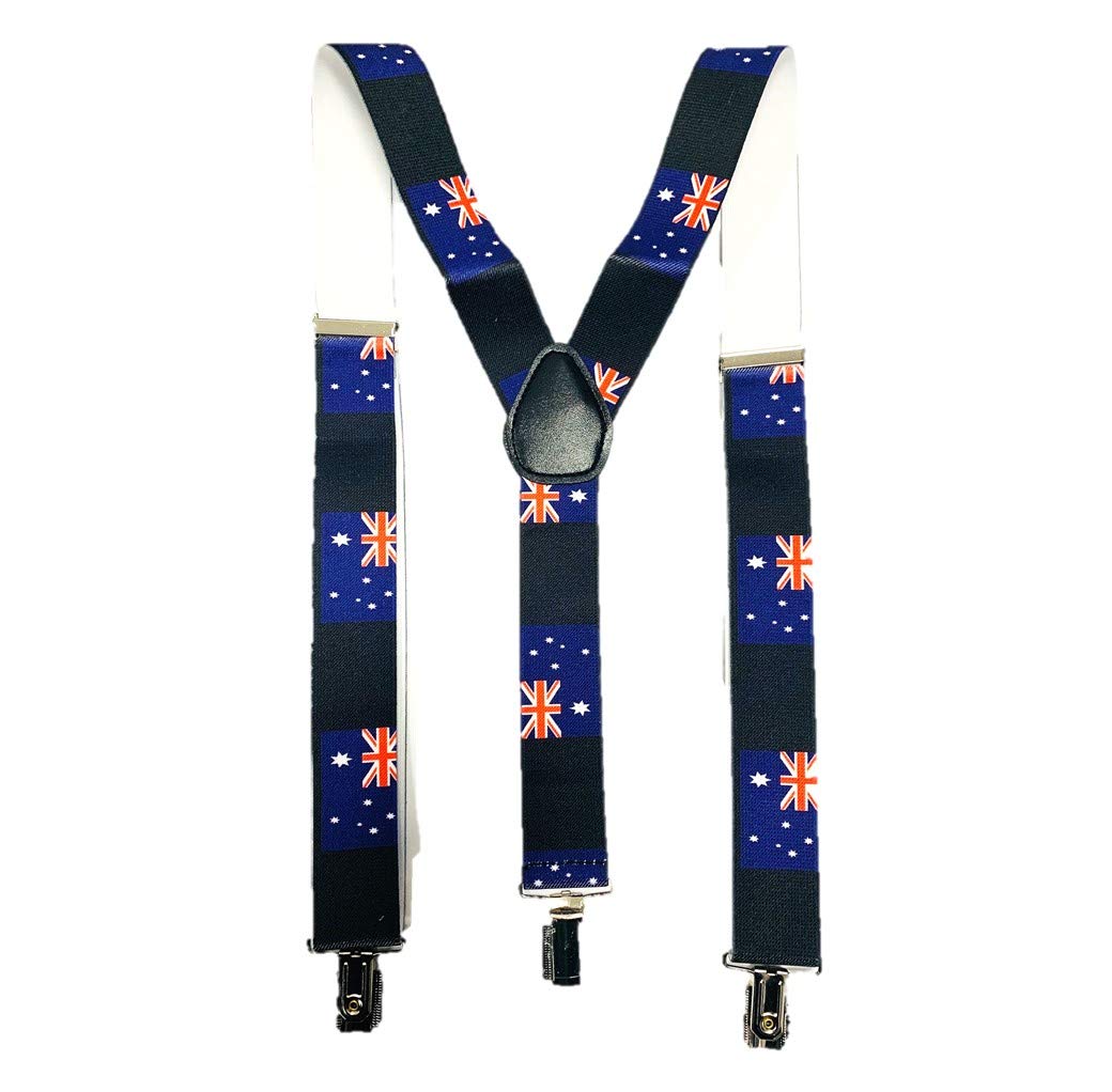 Stylex Party Wide Suspenders Fancy Dress Costume Novelty Gift Braces Funky Union Jack