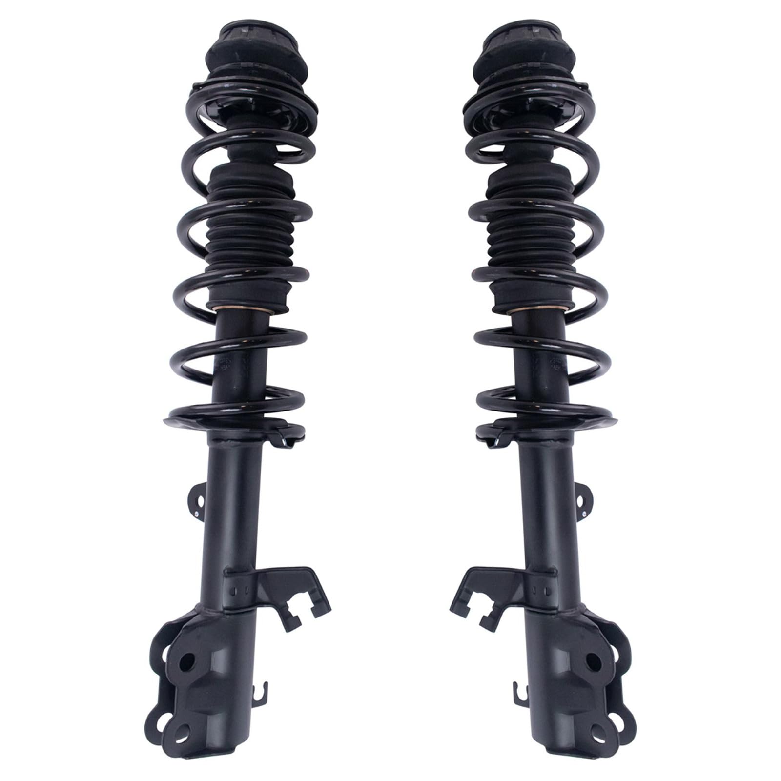 TRQ Front Driver and Passenger Side Strut and Spring Assembly Set