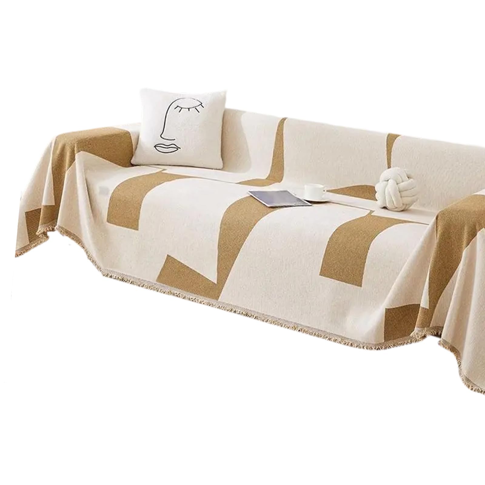 YWLUUOO Chenilles Sofa Covers NonSlip Sofa Slipcovers for Enhancing Home Aesthetic for Various Seating Arrangements NonSlip Couch Protectors