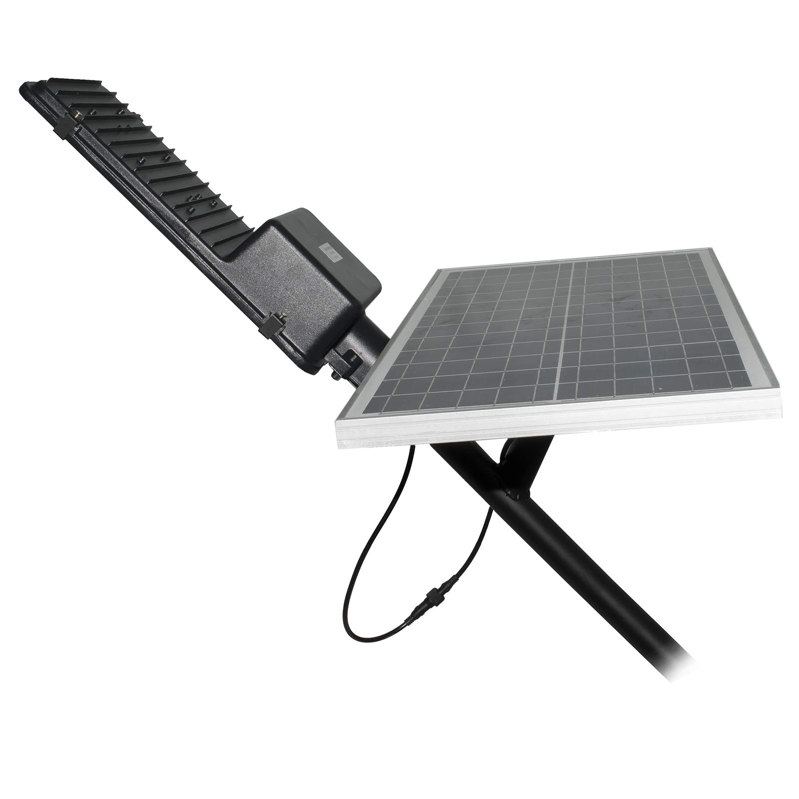 Reflektor drogowy, lampa solarna LED, 200 W, możliwość ściemniania, IP65