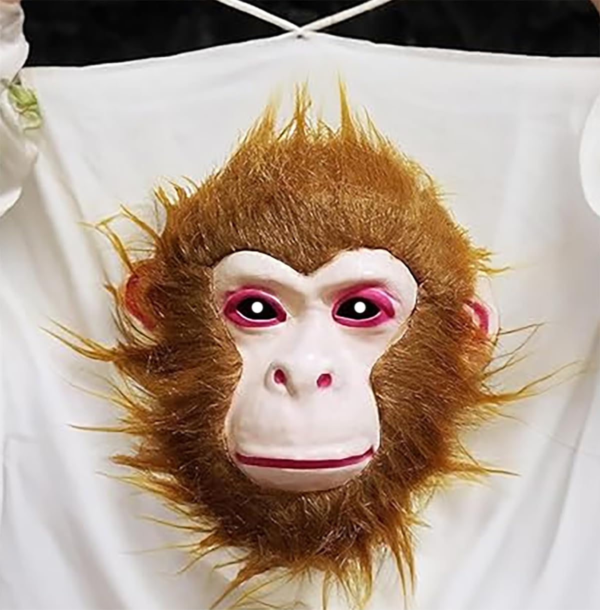 BITONA® Monkey face mask for kids for role play stage drama ramleela or Halloween party shows Universal size (B0BLKP2ZX1) Amazon Price History, Amazon Price Tracker