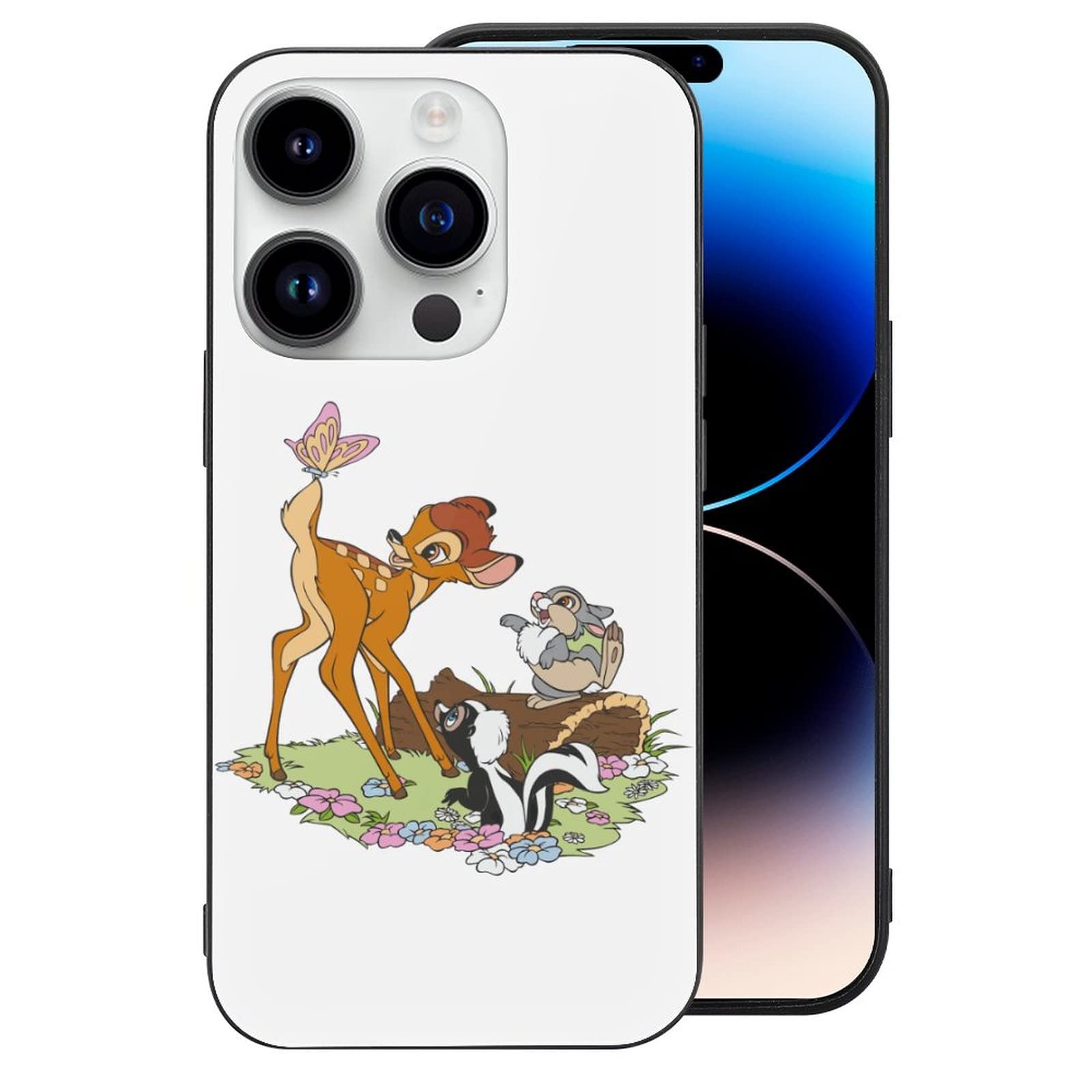 Amazon.co.jp: iPhone 14 Proケース バンビ IPhon14用ケース