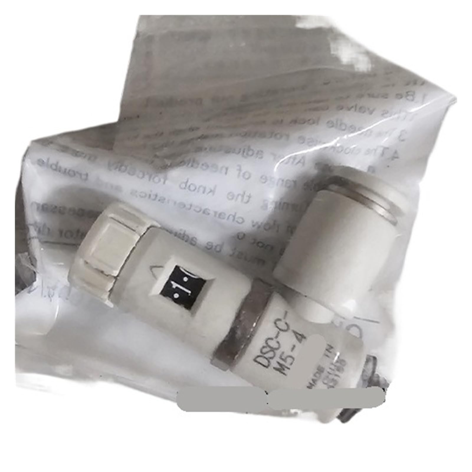 Papillon des gaz DSC-C-M5-4 régulateur de débit pneumatique raccord M5