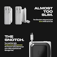 Vista 5 de Fuse Reel The Side Kick Organizador de cable plegable y accesorio de viaje, USB-C, compatible con cables de carga y adaptadores de MacBook y PC