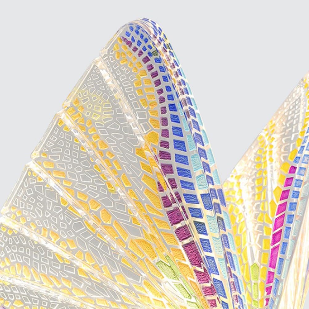 Wuden Pendant Lights Butterfly Model Chandeliers Lamp Indoor Lighting Home Decor Bedside Bar Chandelier Duplex Staircase Ins,B Easy Install