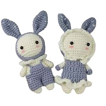 Amazon | D DYNWAVE かぎ針編みキット ウサギの人形 手編み
