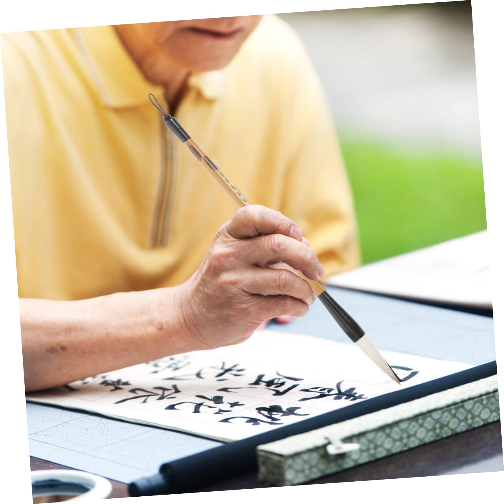 OSALADI 5 Set Pennelli Calligrafia Tradizionali Multifunzione Pennelli Per Scrittura E Pittura Testa Morbida E Flessibile Per Principianti E Uso Domestico 3 Pezzi * 5