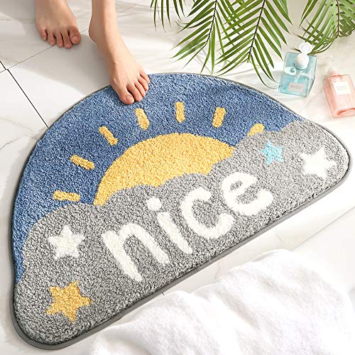 SDINAZ Badematte Teppiche rutschfest Waschbar Badteppiche Badvorleger Pads Badematten Duschmatten...