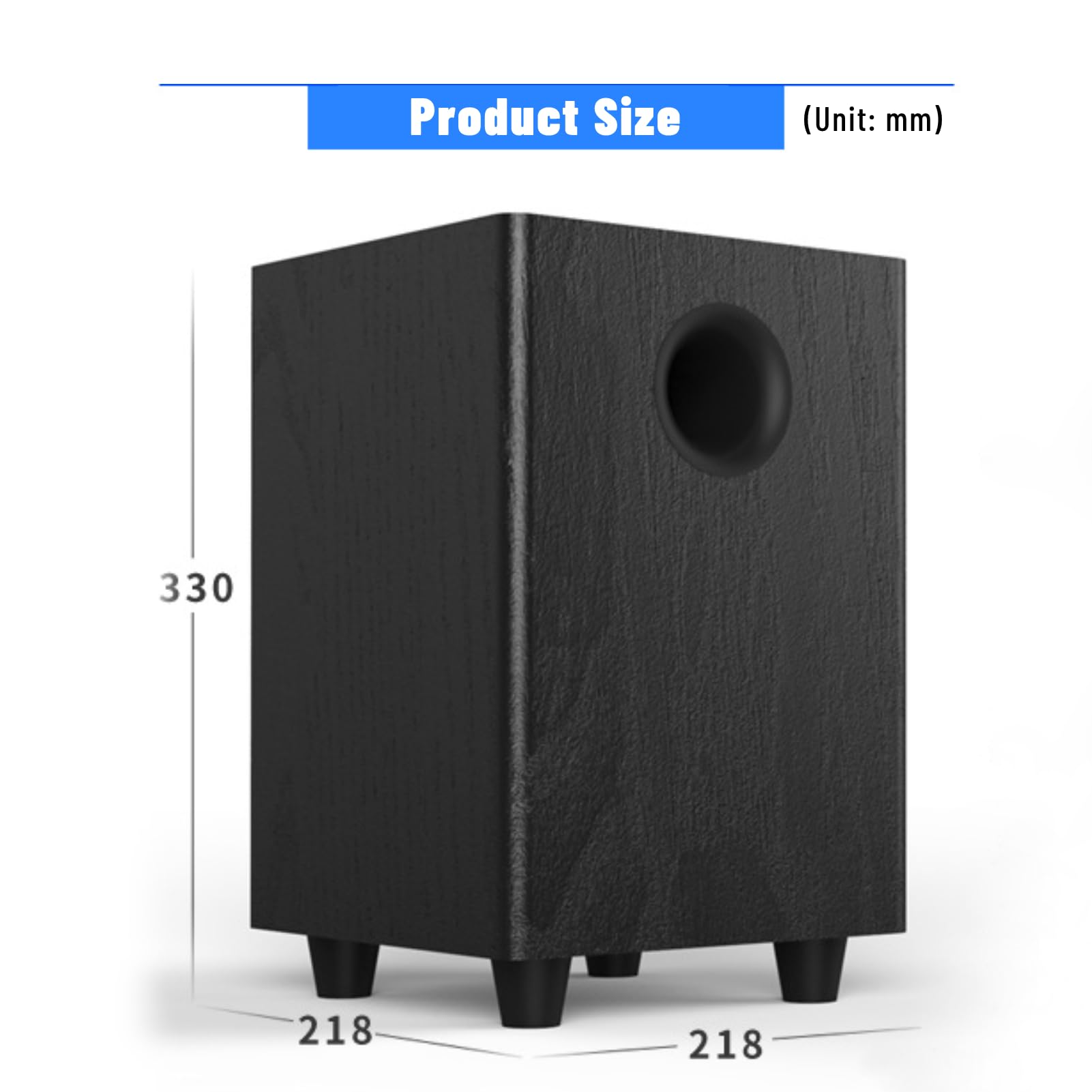 Amazon.co.jp: パッシブサブウーファー、150Wハイパワーパッシブサブ