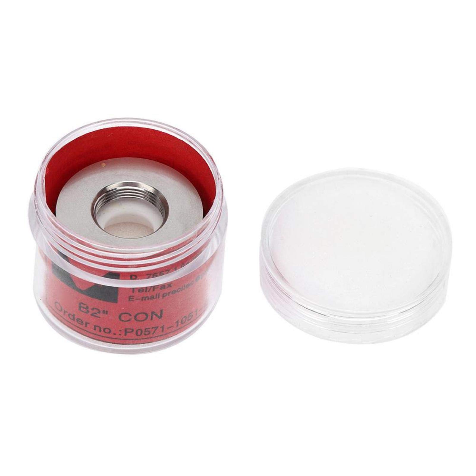 Boquilla láser Anillo de cerámica, fibra láser Anillo de cerámica Hilo M11 de alta sensibilidad para cabezal de corte láser S/L(L(diameter 32mm))