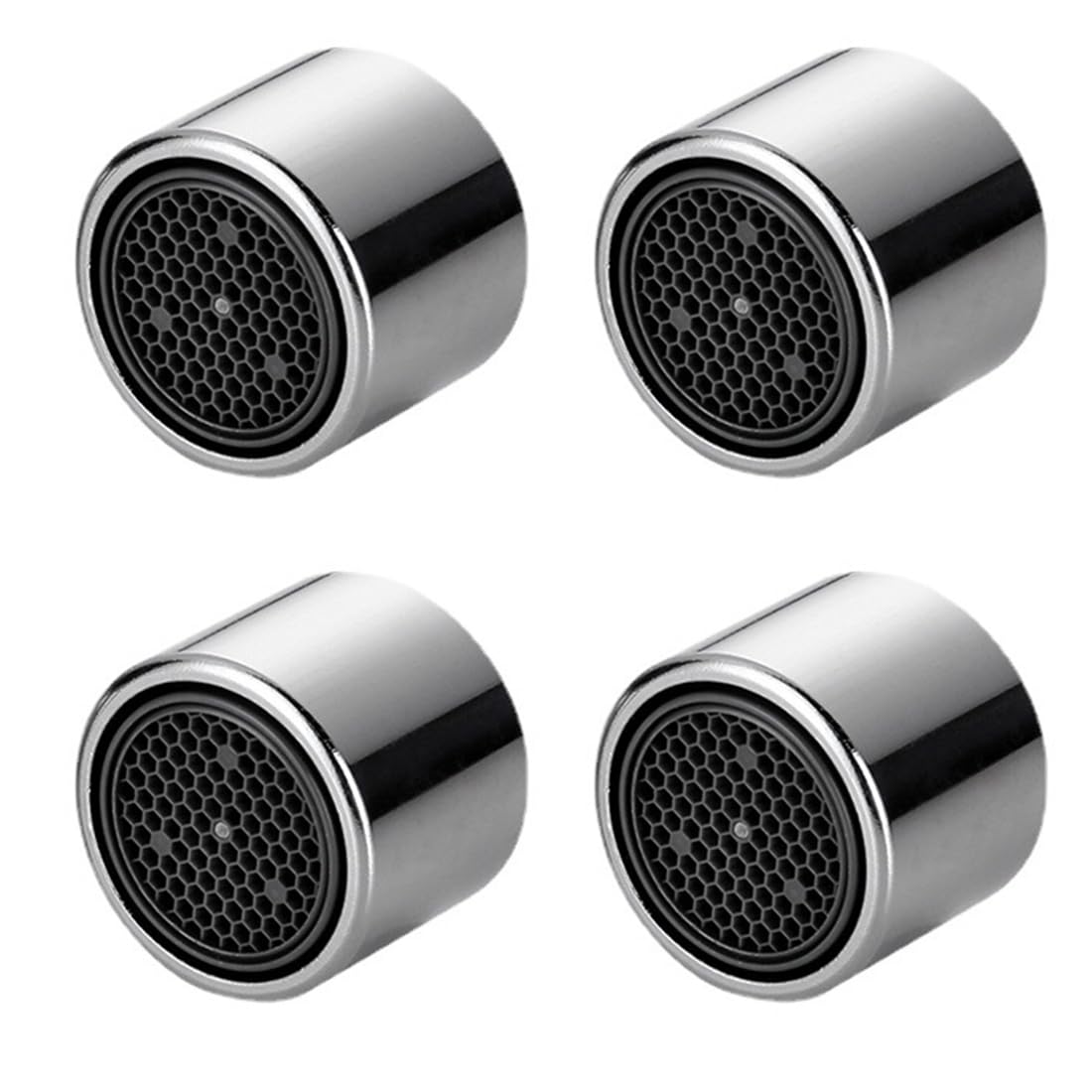 NHPY 4 adet 22 mm musluklar için perlatör, M22 musluk, süzgeç, musluk, havalandırıcı, musluk filtresi, iç dişli havalandırıcı, contalı, mutfak ve banyo için