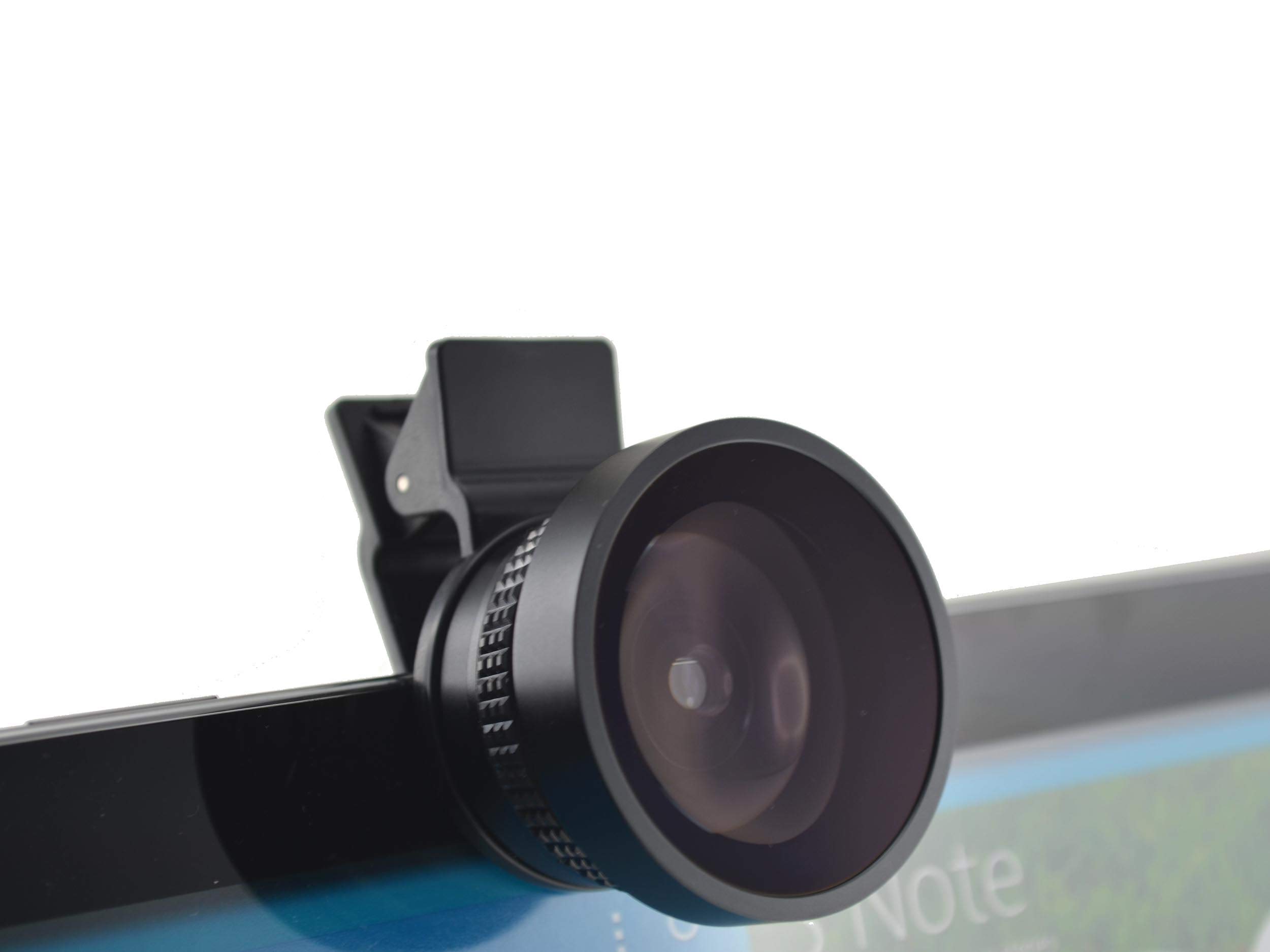 SYSTEM-S Occhi di Pesce e Macro 37 mm Lente con Clip per Smartphone