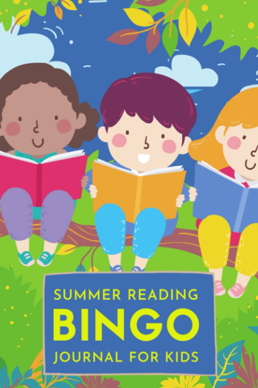 Summer Reading Bingo Journal For Kids: Fun Reading Bingo Activity For Kids (5-9 Years Old) | Kids Summer Reading Logbook With Bingo Avtivity