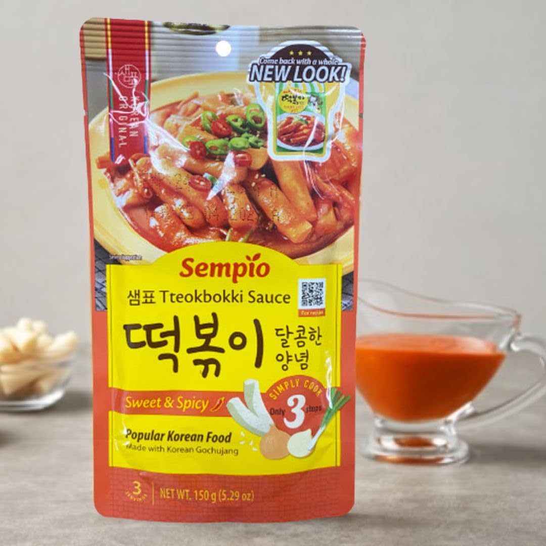 Sempio Salsa para Topokki Dulce y Picante 150g Pack de 2