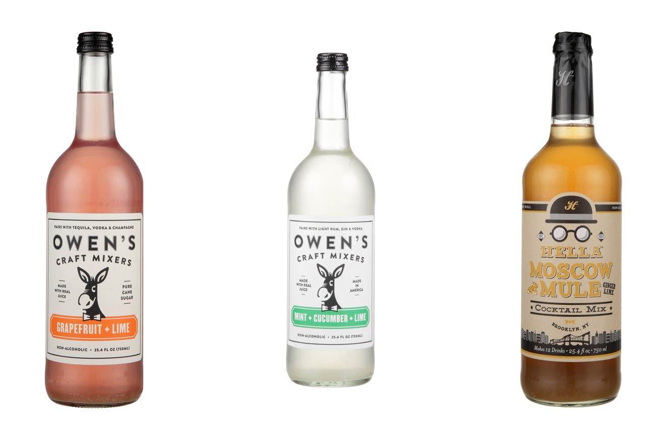 LUV BOXVariety COCKTAIL MIXERS,750 ml,Pack of 3,OWEN'S CRAFT MIXERS GRAPEFRUIT