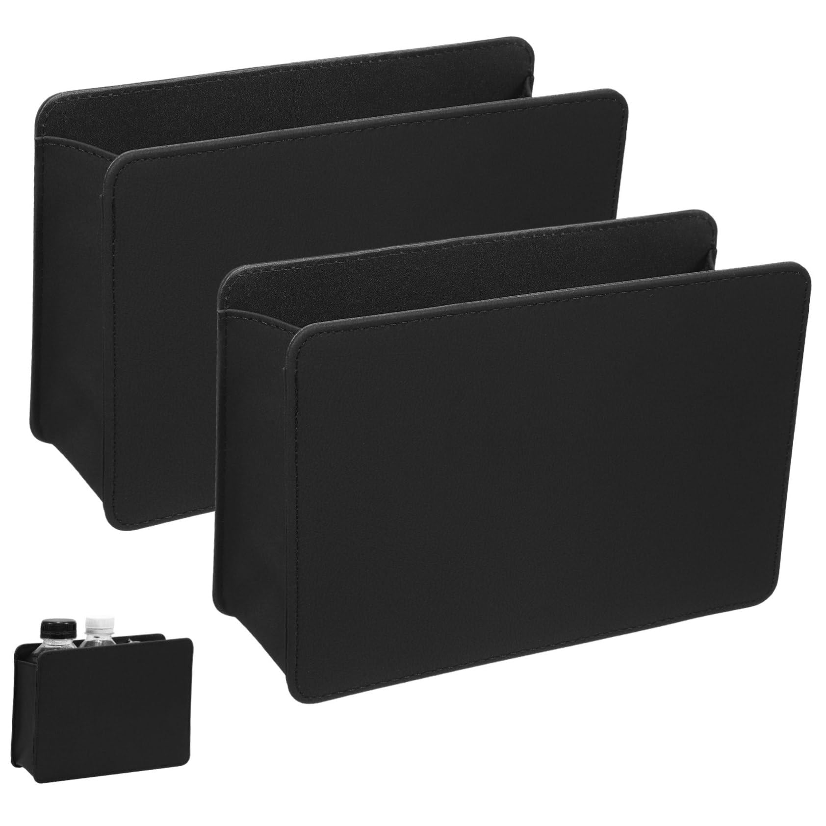 Poubelle de porte de voiture compacte Vaguelly x2 : rangement élégant