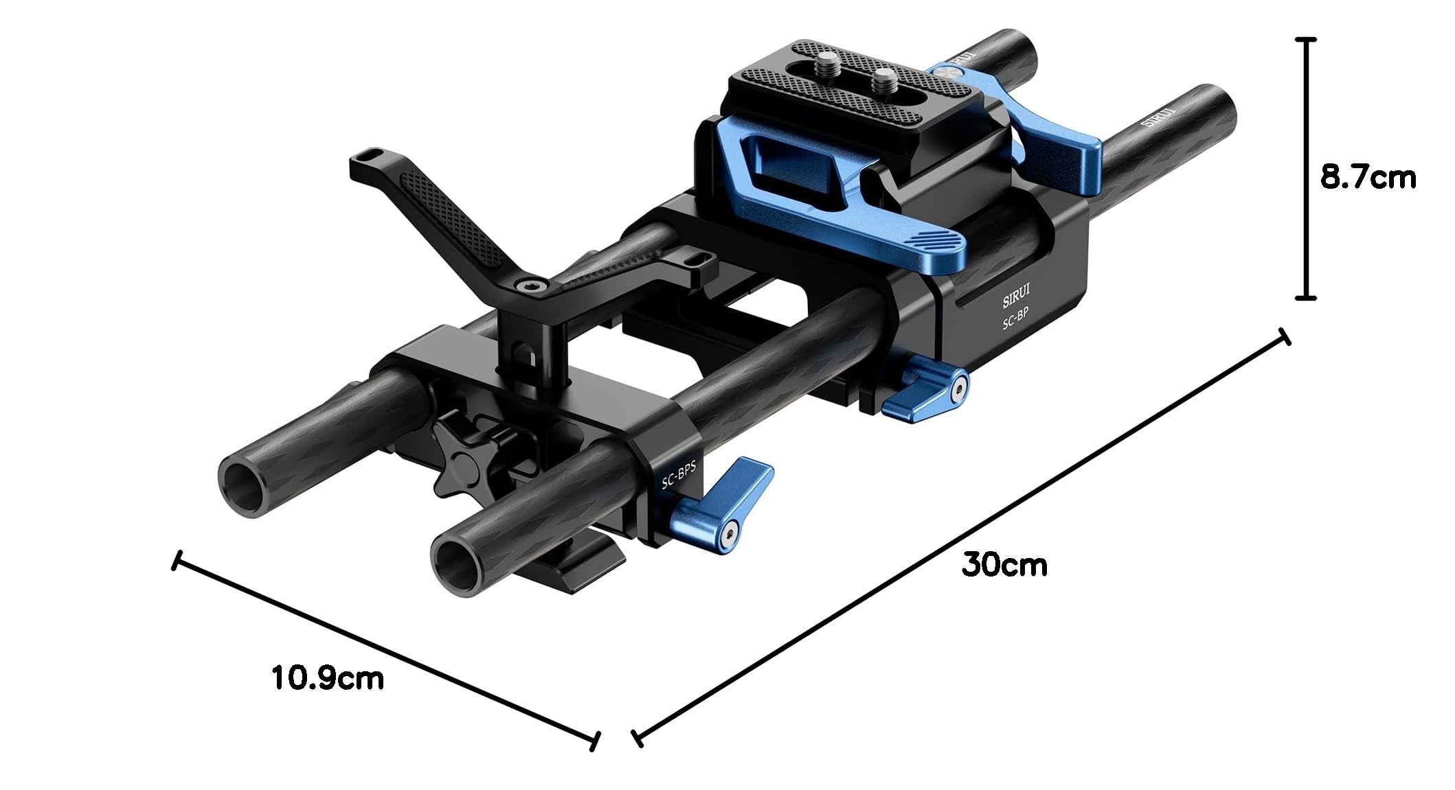 Amazon | SIRUI ユニバーサル カメラ 15mm ロッドレール