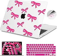 Vista 15 de Teryeefi Compatible con M4 M3 M2 MacBook Air de 15 pulgadas 2024 2023 Funda Modelo A3241 A3114 A2941 con Pantalla Liquid Retina, Cubierta Protectora