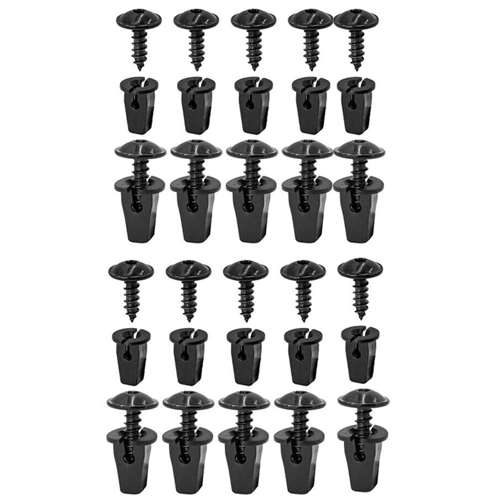 UCCKEYI 20 Pairs New Fender Liner Splash Shield Guard Screws Compatible with VW Jetta Golf Passat Beetle
