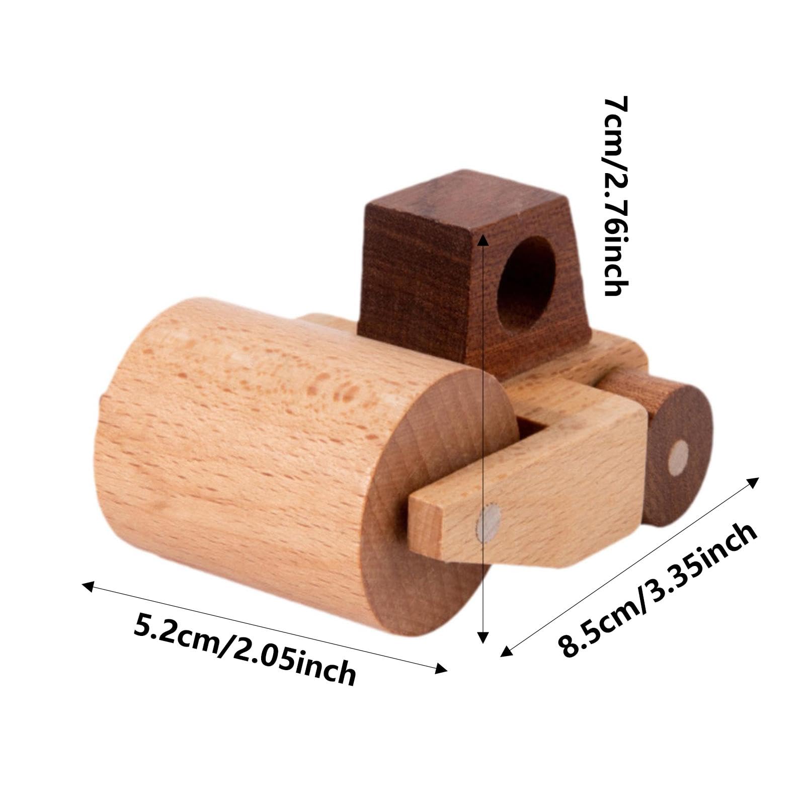 F Fityle Modello di Veicolo di ingegneria in Legno per Bambini, Giocattolo per Bambini, Giocattolo per Bambini, Gioco di apprendimento precoce per Ragazzi, Style a