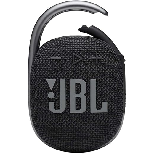 JBL Clip 4 Wireless Bluetooth Speaker Black