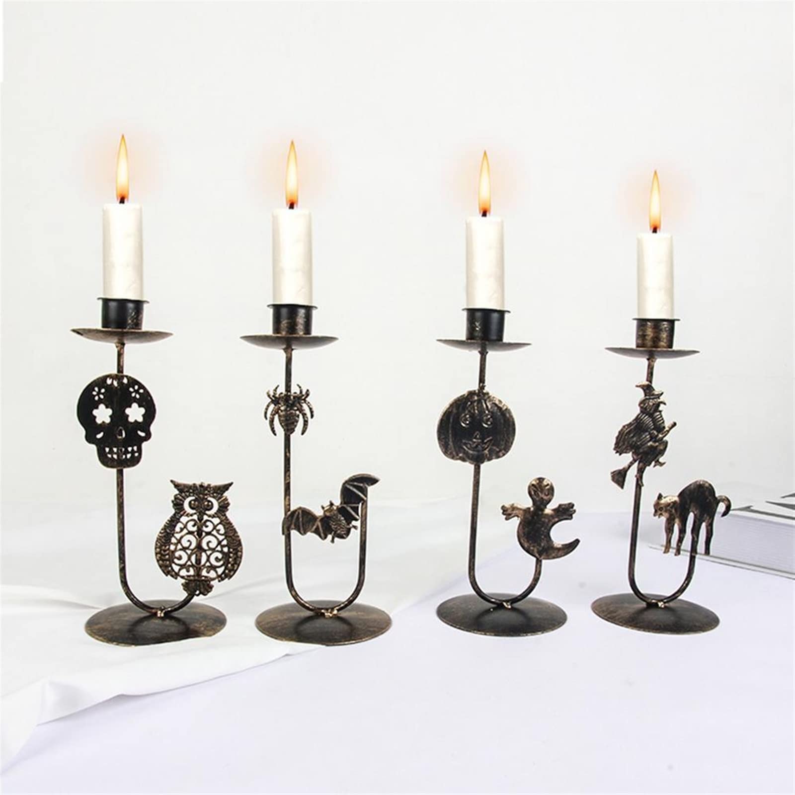 Amazon.co.jp: 燭台 キャンドルスタンド ハロウィンキャンドルホルダー