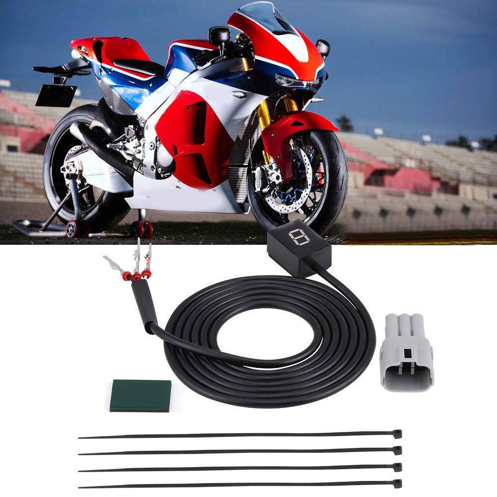 KIMISS Indicador de marcha N-6 para, Intruder 800 y V Strom: Conector ECU, compatible con GSXR 600 - Muestra velocidad y cambios