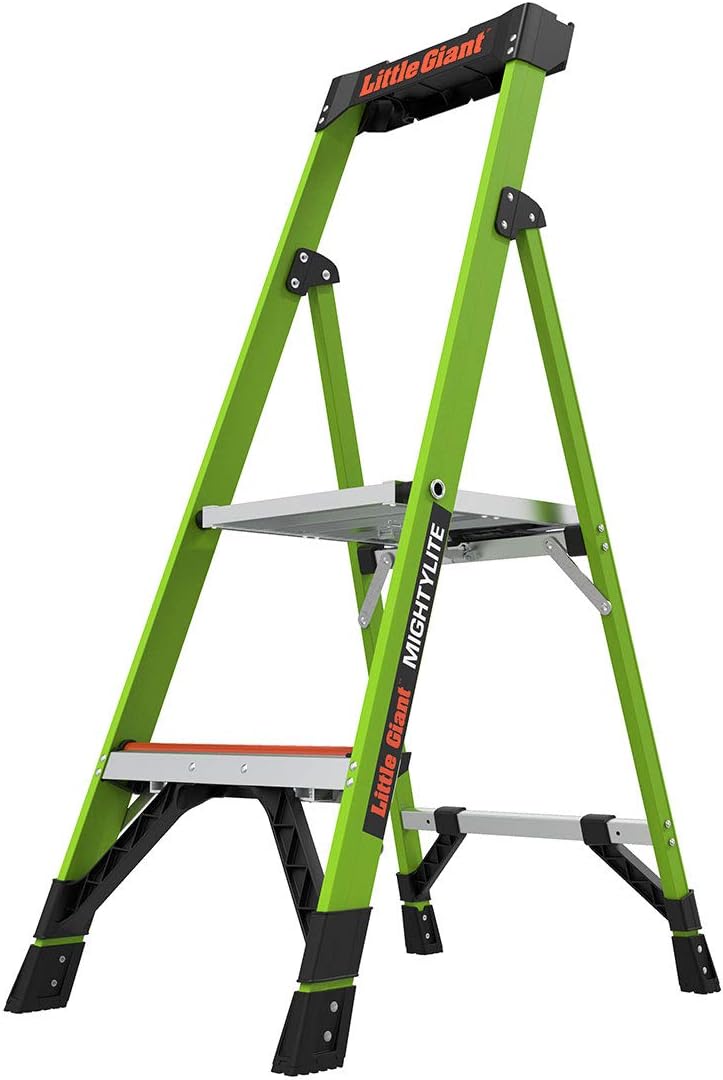 Little GiantLadder Systems 15364-001 MightyLite 4' IA Step Ladder, 4 Ft , Green