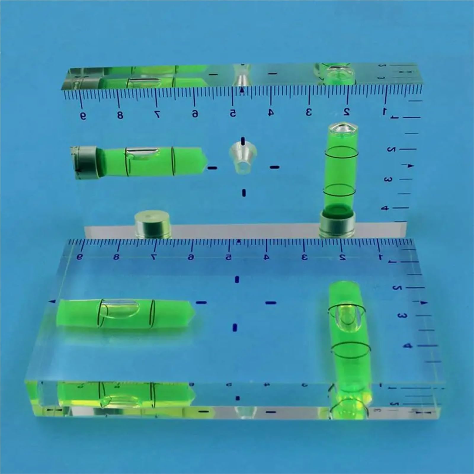 1 nivelador de burbujas con regla de nivel de burbuja. | 1pcs Spirit Level Ruler Bubble Leveler(NO Magnet)