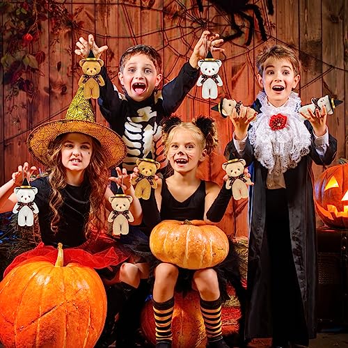 Sotiff NL-SOTIFF-1835 24 Pcs Mini Halloween Bear Bulk, Stuffed Animal Plush Bear thumb #6