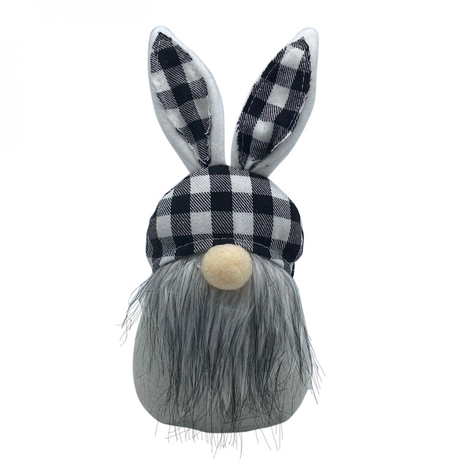 Soolike Faceless Dolls for Easter Party,Bunny Ears Elf Gnomes Gift Dwarf Rabbit Doll Spring Easter Gnome Nordic Swedish Tomte Easter Rabbit Gnome Kids Toy (1PC)