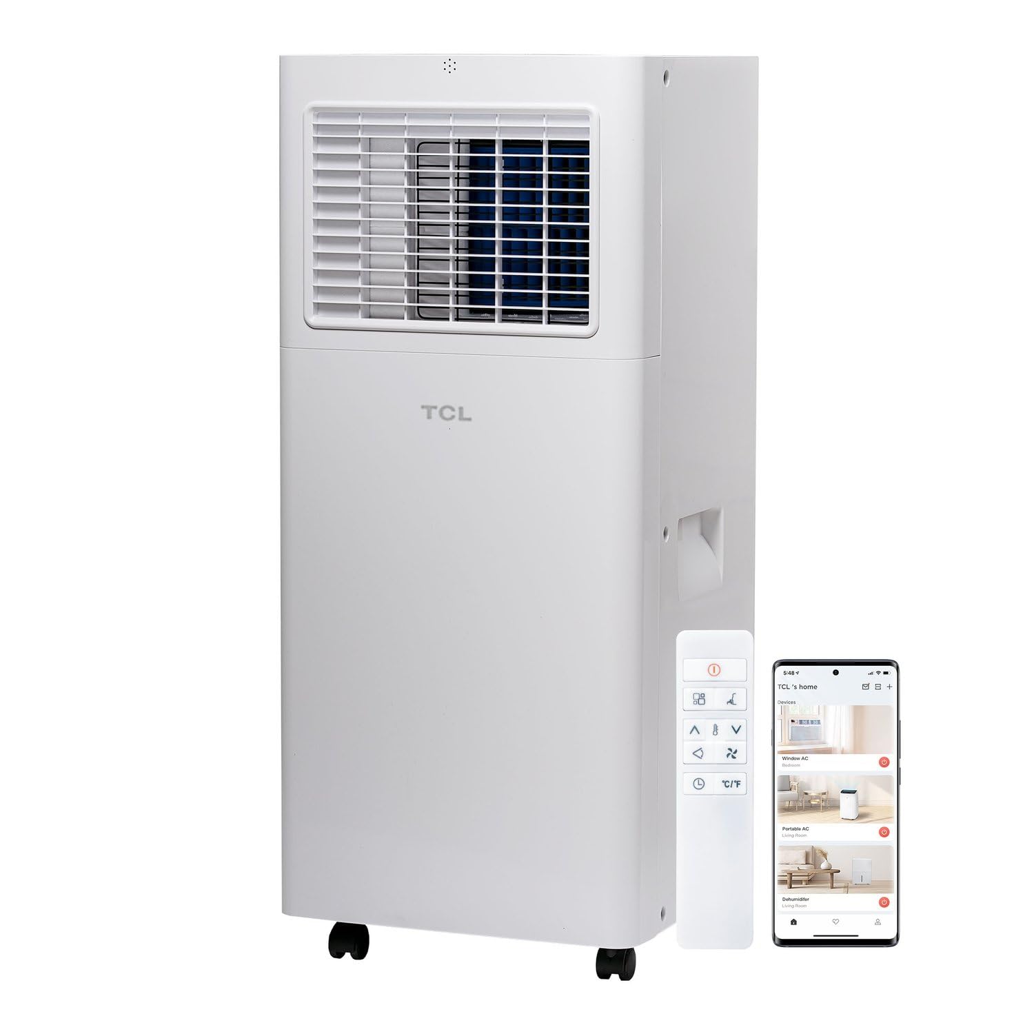 TCL 6,000 BTU Smart Portable Air Conditioner with Remote